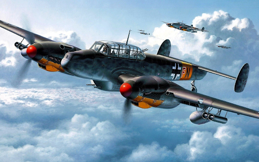 Bf 110 Aircraft Painting screenshot 1