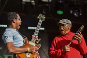 Hugh Masekela during the annual MTN Bushfire Festival in May 2017 in Swaziland.