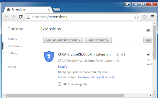 CFCA CryptoKit.GuoXin Extension