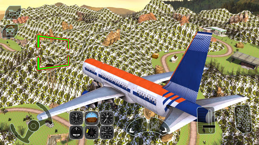 Take off Airplane Pilot Race Flight Simulator APK MOD screenshots 5