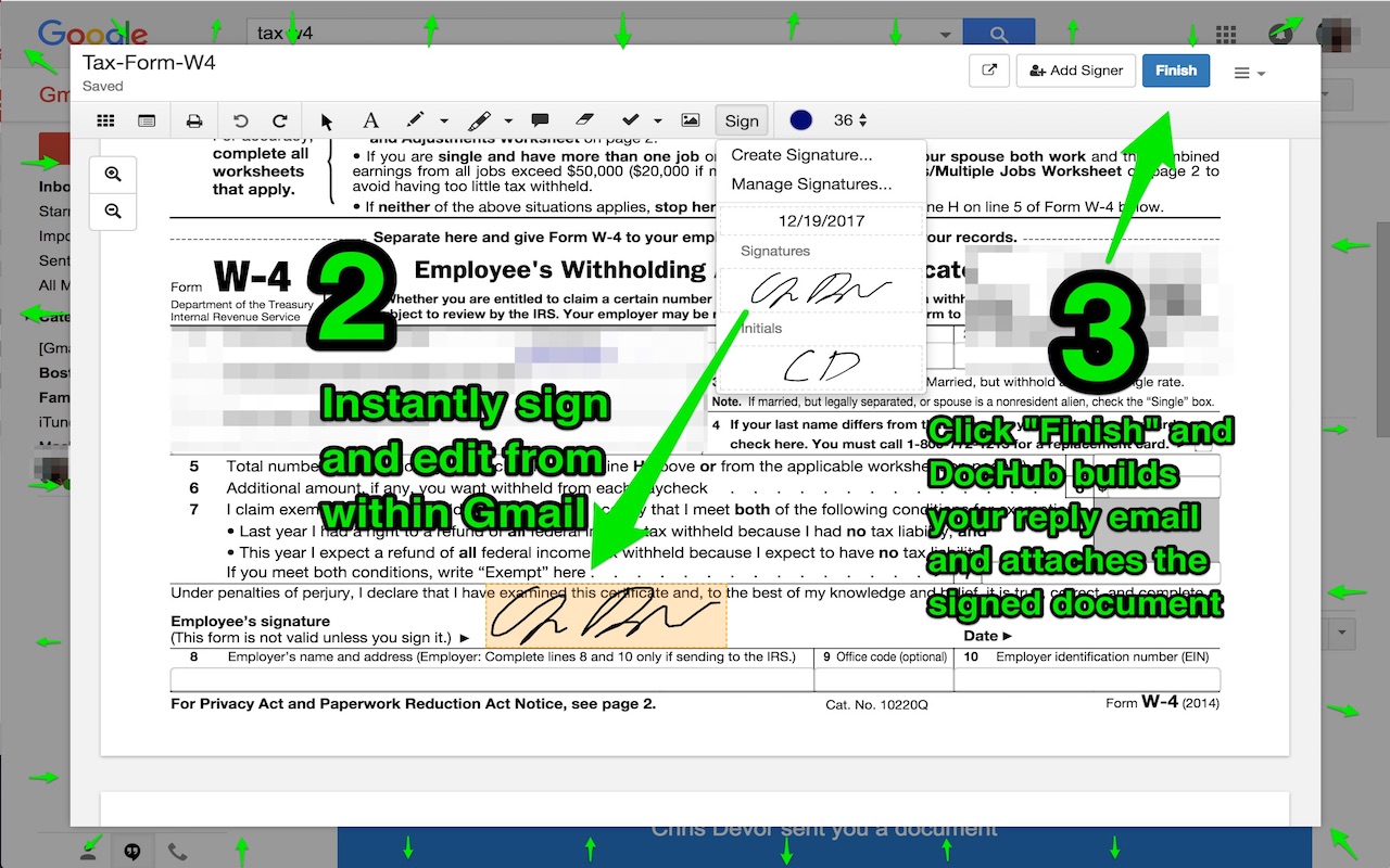 DocHub - Sign PDF from Gmail Preview image 4