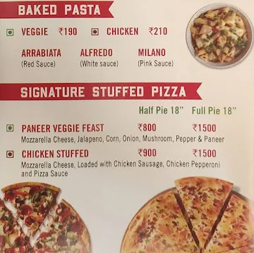 Sbarro - New York Pizza menu 