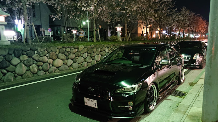 WRX S4のドライブ・桜と愛車に関するカスタム事例の投稿画像8枚目