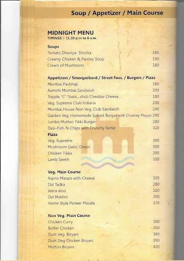 Ghar Ka Khaana - Mumbai House menu 