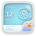 Blue Gear Theme GO Weather EX icon