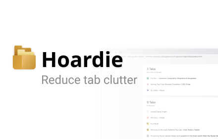 Hoardie - Reduce Tab Clutter small promo image