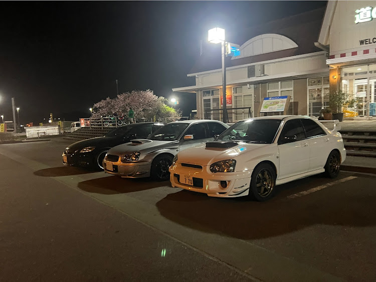 GSのGDB・掛川道の駅・GS・桜とコラボ・インプレッサに関するカスタム事例の投稿画像2枚目