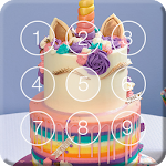 Cover Image of ダウンロード Sweet Unicorn Cake Screen Lock 2.0 APK