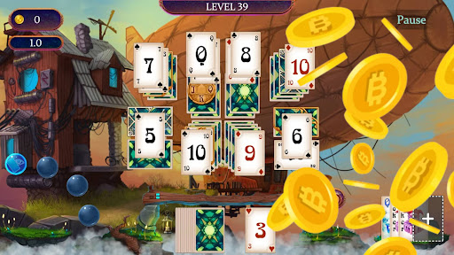 Screenshot Dream Solitaire Earn BTC Game