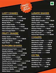 Shakes Company menu 1