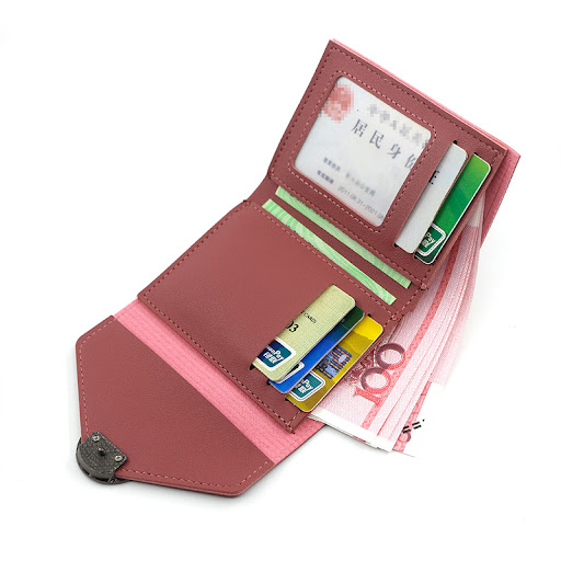 Title 4, Womens Short Tri-fold Wallet Stay organized on...
