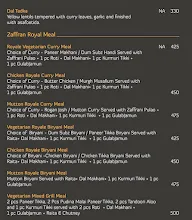 Zaffran menu 5