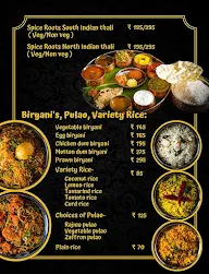 Spice Roots menu 8