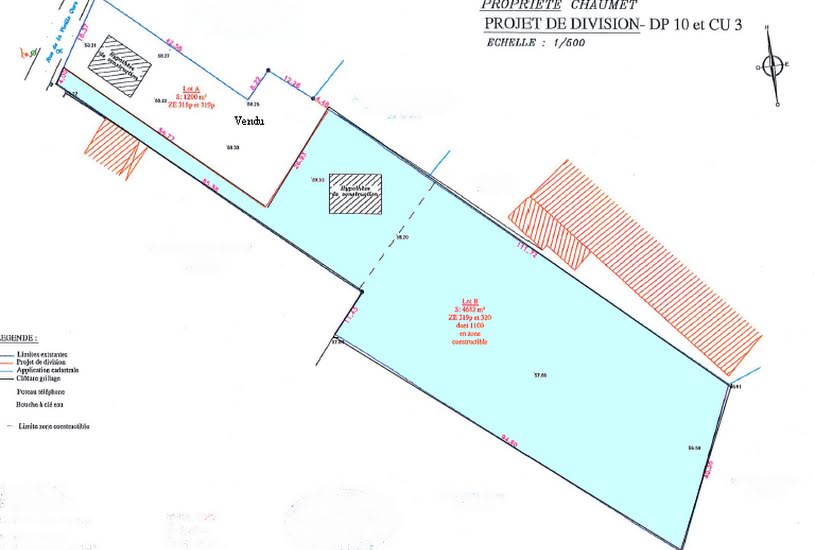  Vente Terrain à bâtir - 4 548m² à Reignac (33860) 