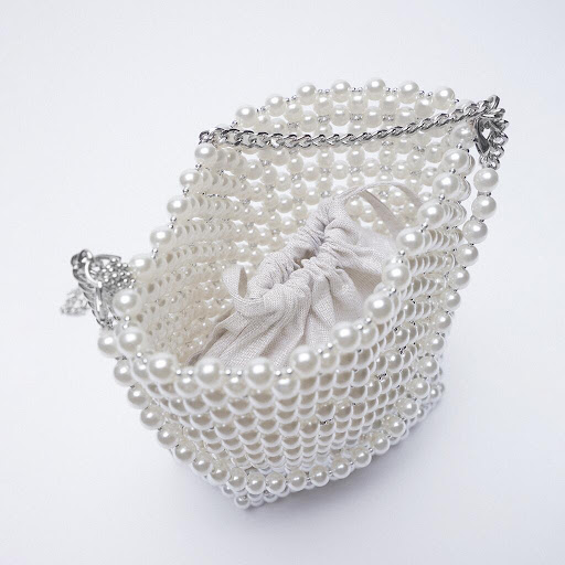 Title 2, Beaded Woven Summer One-shoulder Diagonal Handb...