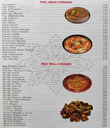 Mother's Spice menu 