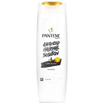 Pantene Long Black Shampoo - 72 ml