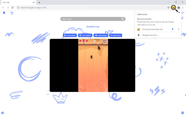 Ant Smash Game New Tab