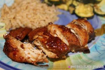 Crock Pot Honey Bourbon Chicken