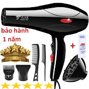 Máy Sấy Tóc Tạo Kiểu Deliya 2200W Tặng Kèm Bộ Phụ Kiện 5 Chi Tiết