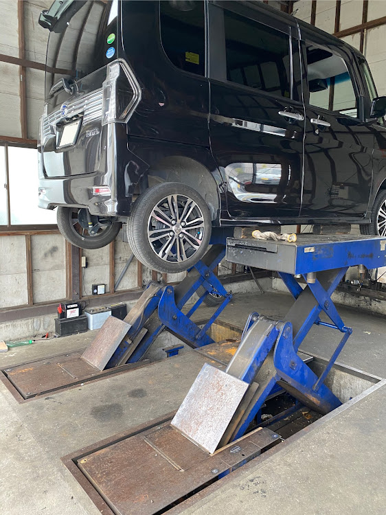 タントカスタムのブレーキパッド交換に関するカスタム事例の投稿画像1枚目