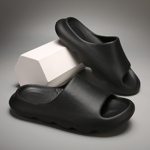 Title 5, Womens Thick-soled EVA Indoor Slippers Comfort...