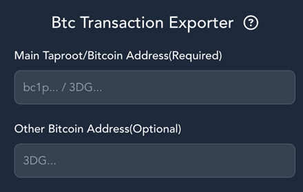Btc Transaction Exporter small promo image