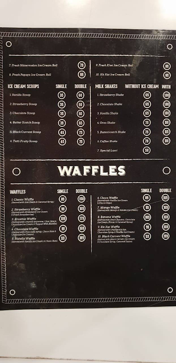 Frostbites menu 