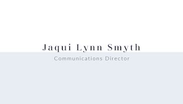 Smyth Director Front - Business Card template