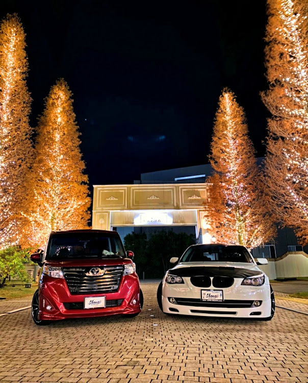 ルーミーカスタムのtwo-k Soul✖️Shonai Garage・bmw5シリーズ・赤い糸の橋・愛車の結婚式…じゃないよ😝・携帯カメラマンに関するカスタム事例の投稿画像9枚目