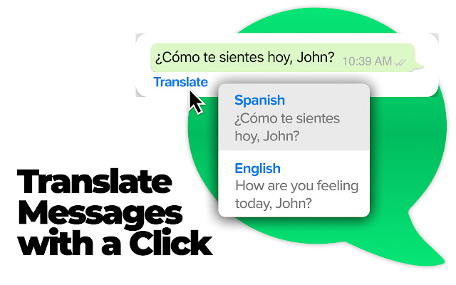 Translator for WhatsApp (Unofficial) chrome extension