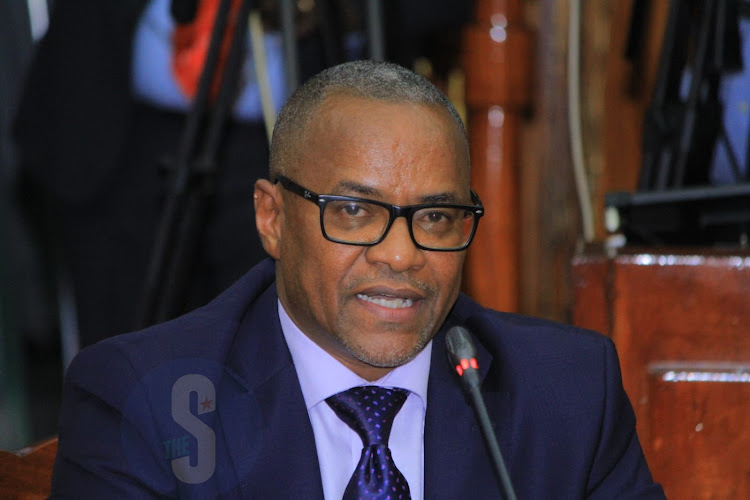 Cabinet secretary lands housing and Urban development Nominee Zacharia Njeru answers questions from members of the committee of nomination at National assembly on October 19, 2022.