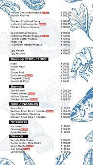 Coastle Catch menu 2