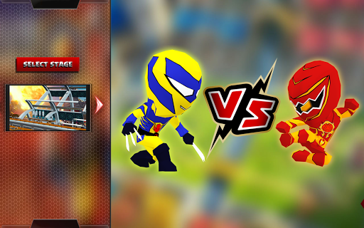 Super Heroes Fighting