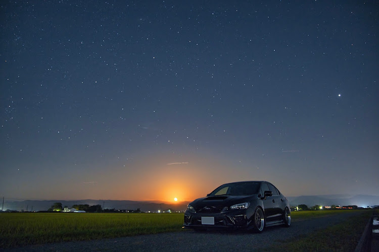 WRX S4の山と愛車・BBS LM・EOS RP・星空と愛車・月と愛車に関するカスタム事例の投稿画像3枚目