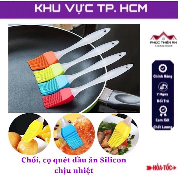 Chổi, Cọ Quét Dầu Ăn Silicon Chịu Nhiệt