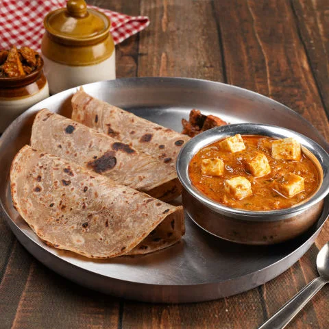 Masala Paneer With Paratha