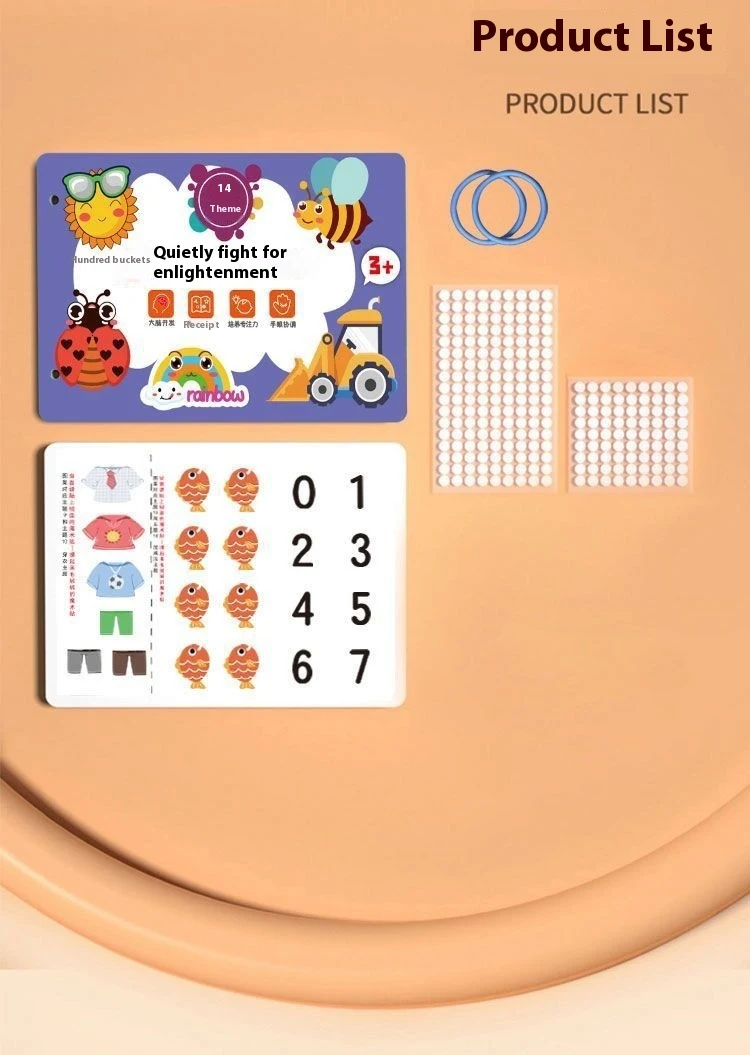 Title 7, Quiet Book Velcro Baby Early Education Enlighte...