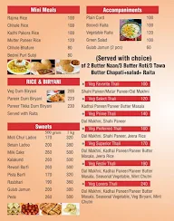 Guruji Meals menu 3