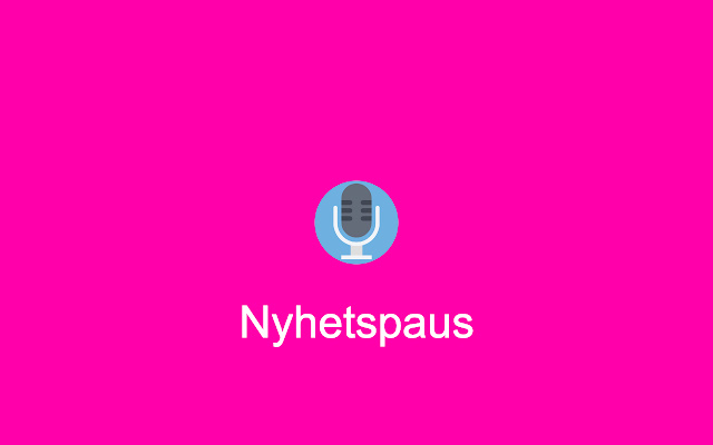 Nyhetspaus chrome extension