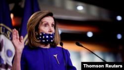 资料照:美国国会众议院议长佩洛西(House Speaker Nancy Pelosi, D-CA)