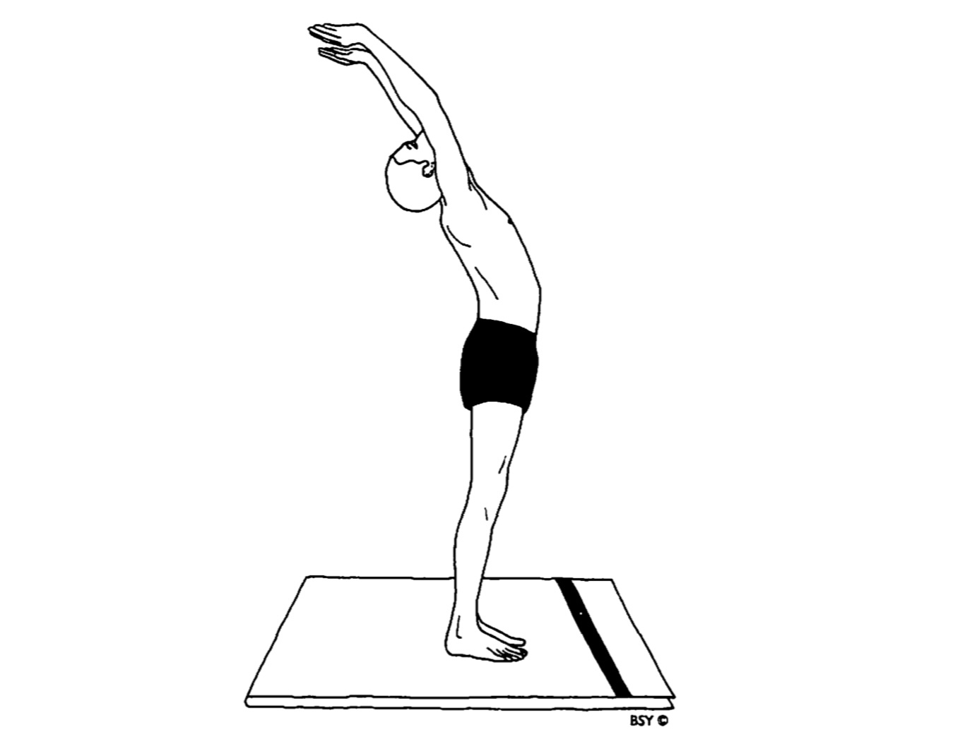 Sun Salutation Step 11 in yoga for obesity. The image shows the eleventh step in the Sun Salutation (Surya Namaskar) sequence.