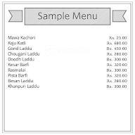 M.B. Sweets menu 1