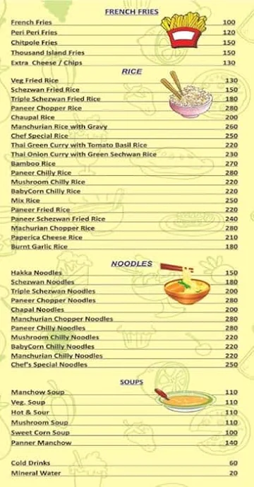 Mumbai Bites menu 