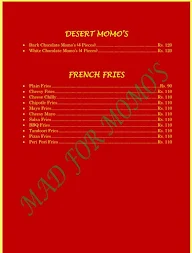 Mad For Momos menu 2