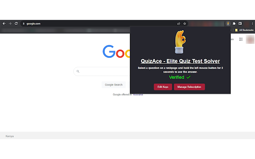 QuizAce - Elite Quiz Test Solver