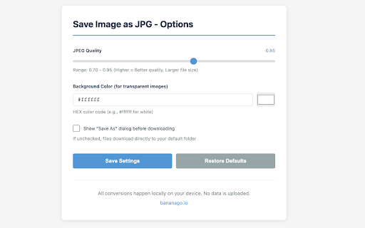 Save Image as JPG screenshot 2