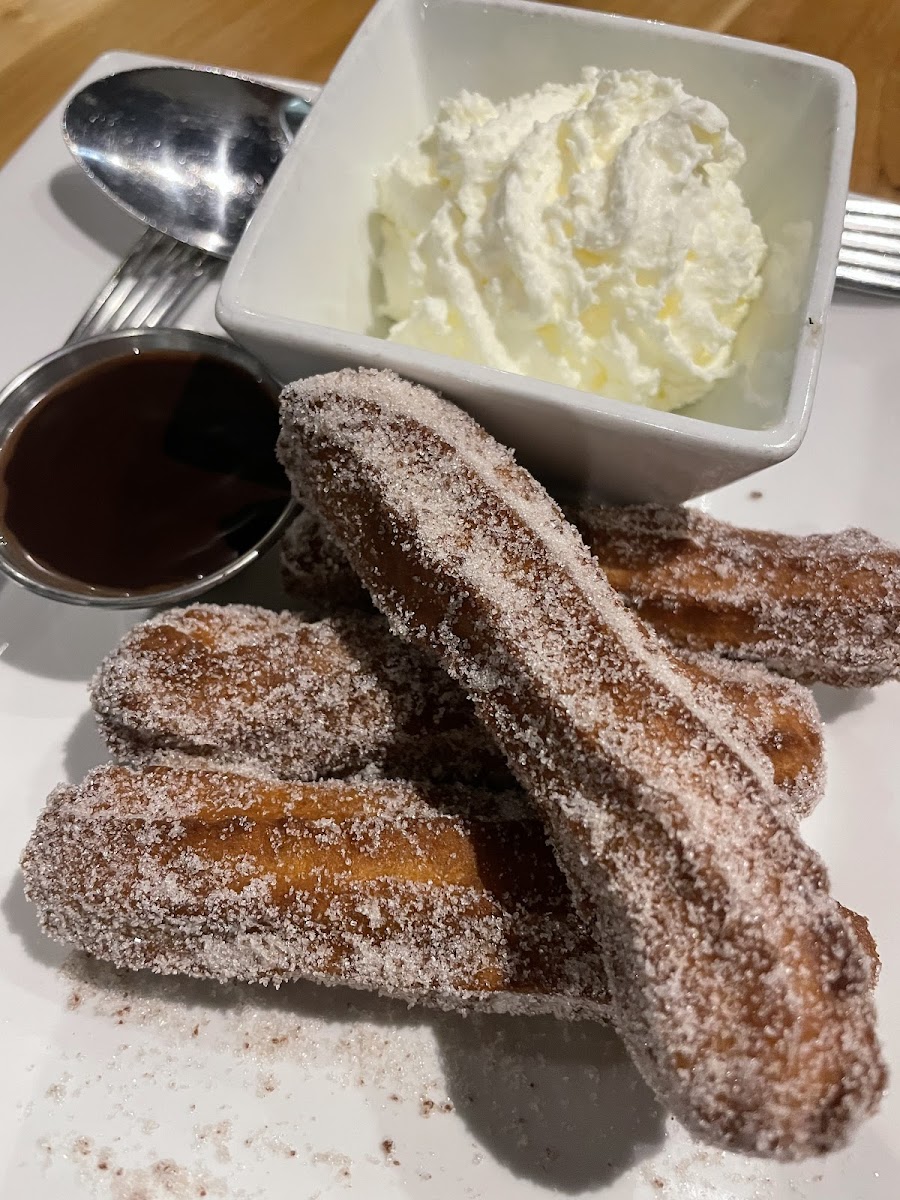 Their "donut" GF CHURRO DESSERT