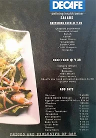 DeCafe menu 4