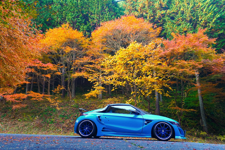 S660の紅葉を見に行こうよう・自然のグラデーション・紅葉・紅葉で高揚・紅葉に紅酔うに関するカスタム事例の投稿画像3枚目
